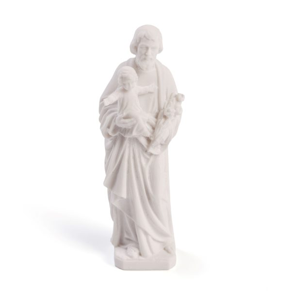 Statuette de saint Joseph en sélénite